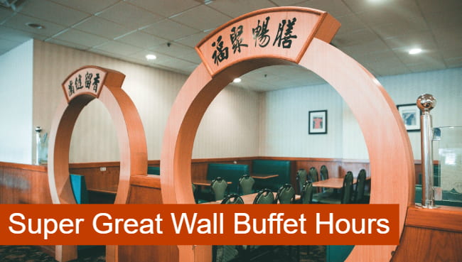 great wall buffet hours