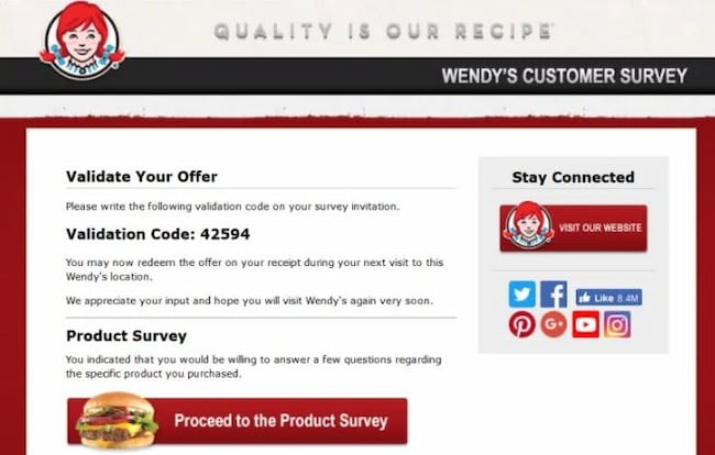 wendy's customer service