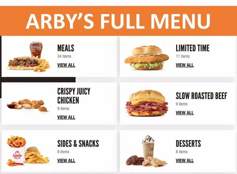 Arby’s Breakfast Menu